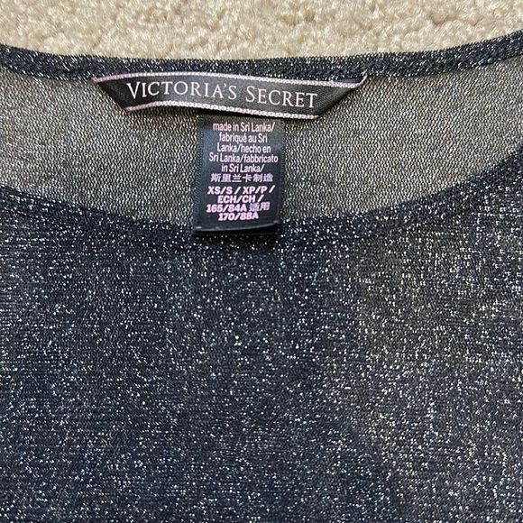 Victoria’s Secret sheer sparkle long sleeve top - Picture 6 of 9